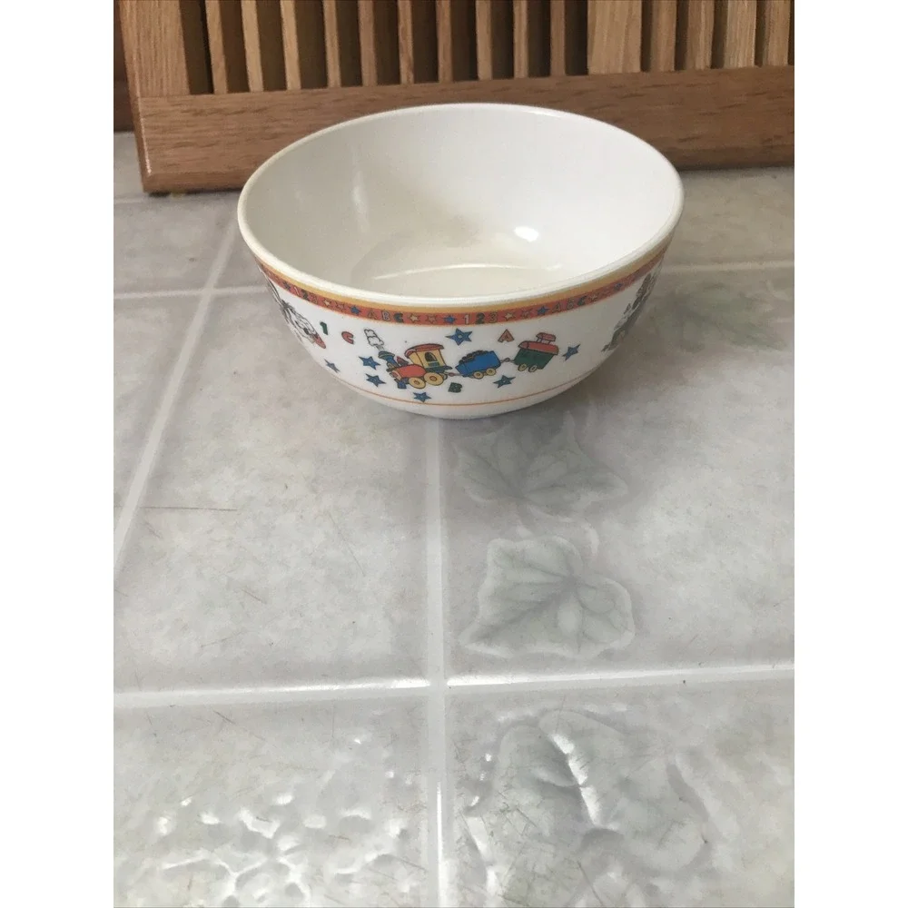 VCP Walt‎ Disney Vintage Melamine Mickey Mouse Goofy Child Size Bowl RARE